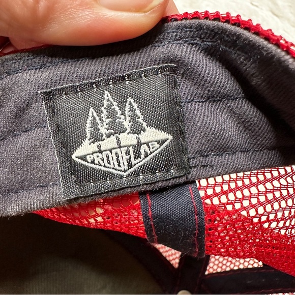 Prooflab Dandelion Mesh Snapback Trucker Hat Navy Burgundy Adult OS - Picture 9 of 11